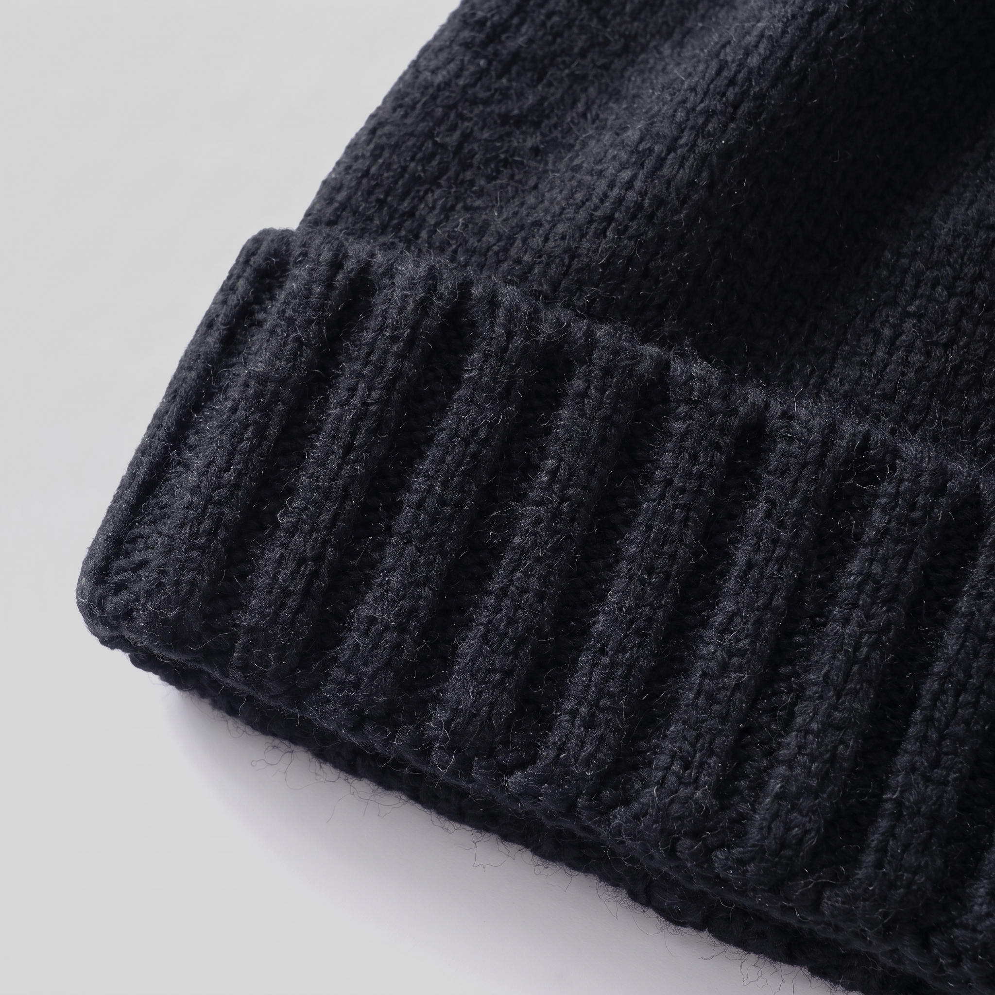 Cashmere Ribbed Beanie