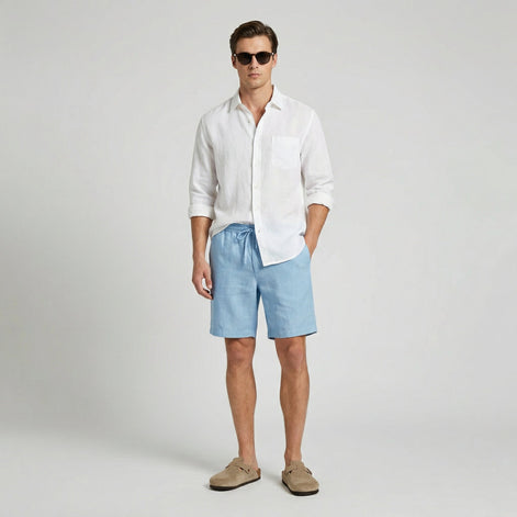 Men's Breathable Linen Summer Shorts