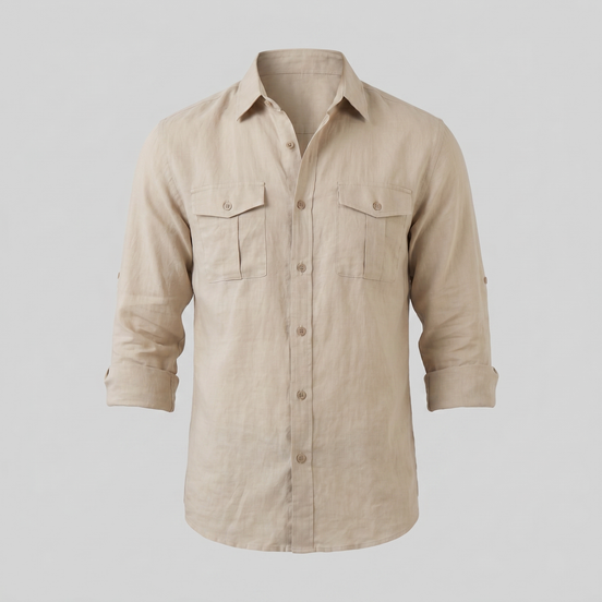 Men's Button-Up Summer Shirt