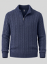 Men's Cable Knit Half-Zip Sweater