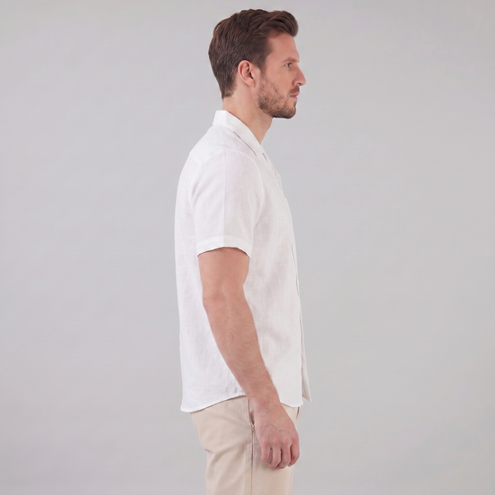 Men's Camp Collar Short-Sleeve Shirt