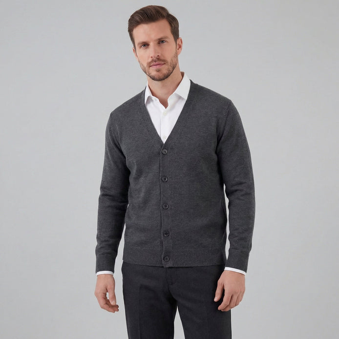 Men's Casual V-Neck Cardigan