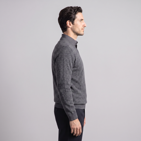 Men's Casual V-Neck Knit Sweater