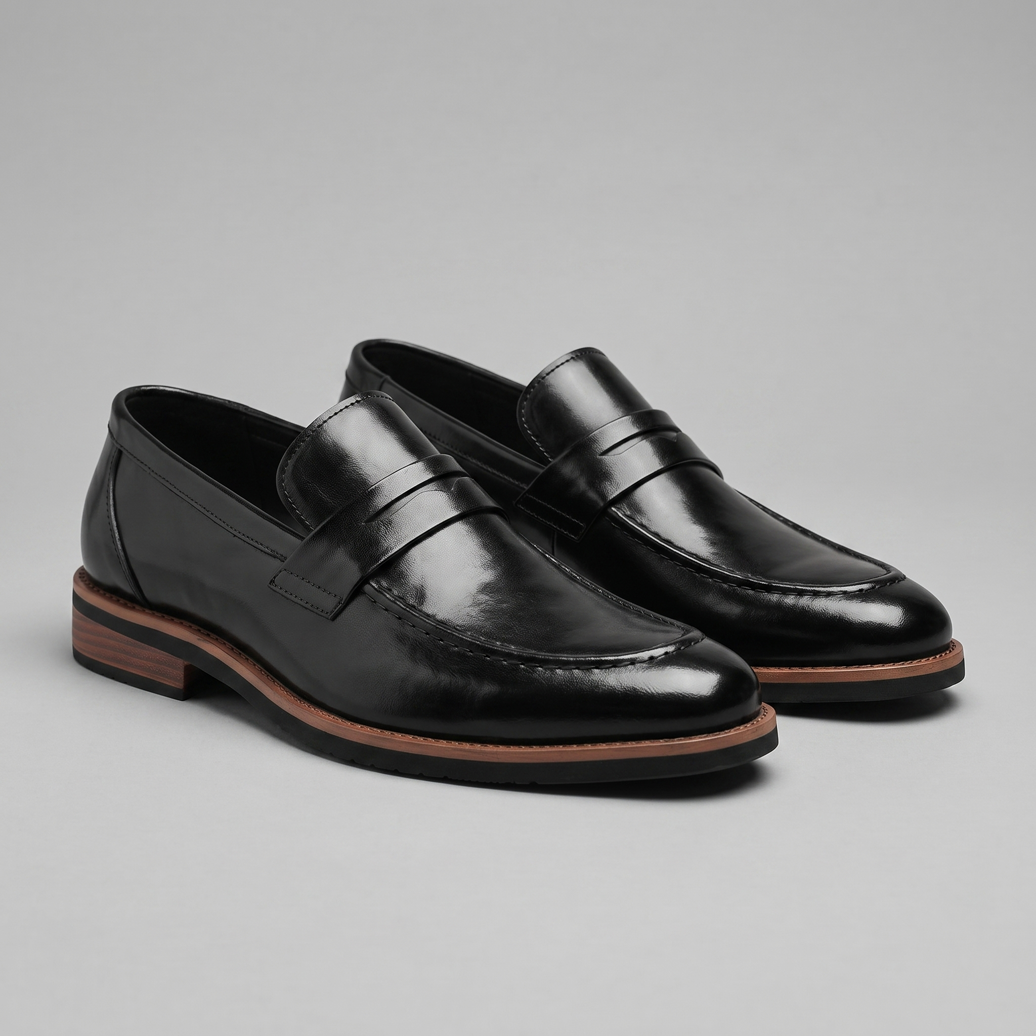 Men's Classic Leather Penny Loafers