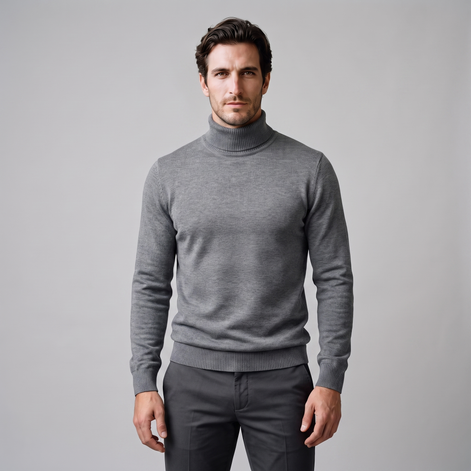 Men's Classic Turtleneck Sweater