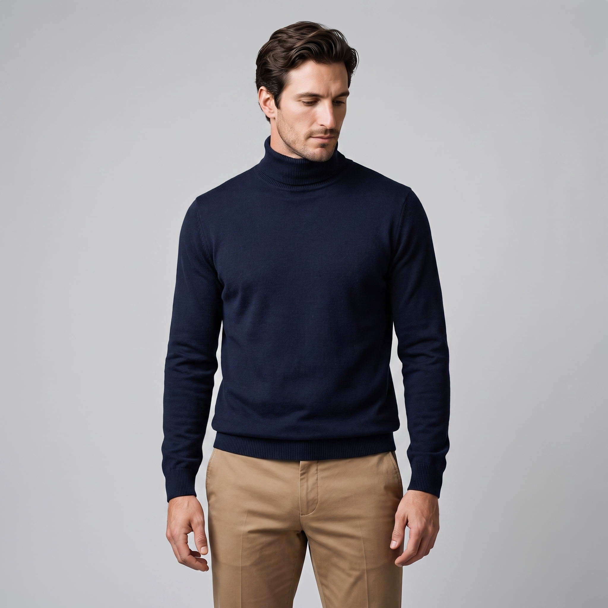 Men's Classic Turtleneck Sweater
