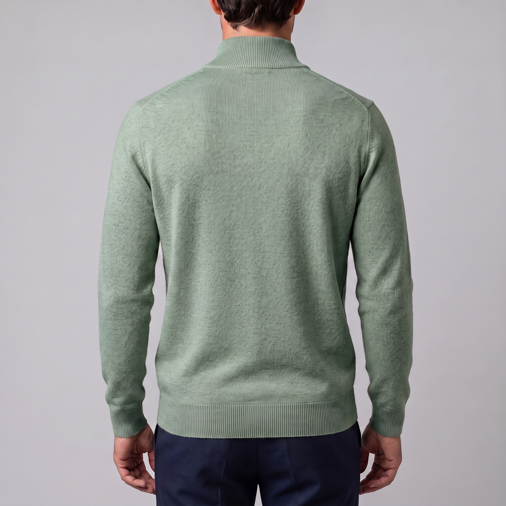 Men's Comfortable Half-Zip Sweater