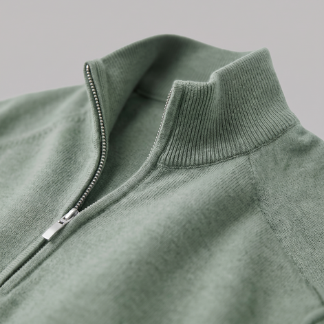 Men's Comfortable Half-Zip Sweater