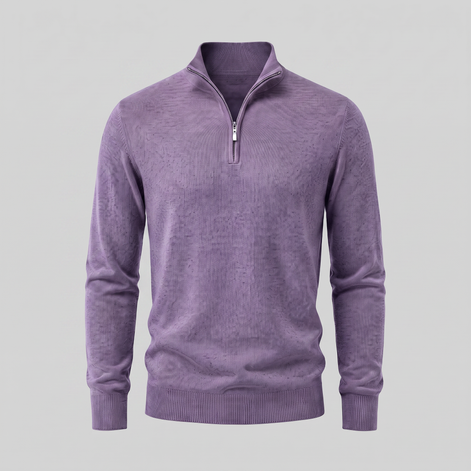 Men's Comfortable Half-Zip Sweater