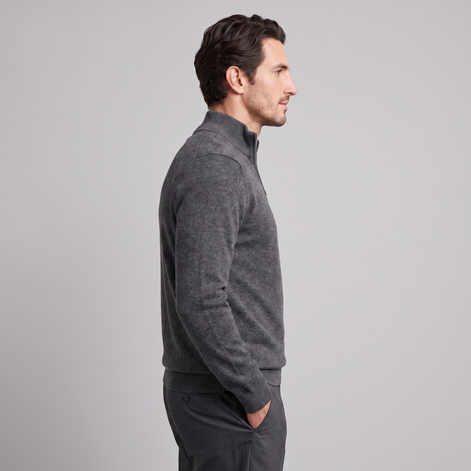 Men's Comfortable Half-Zip Sweater