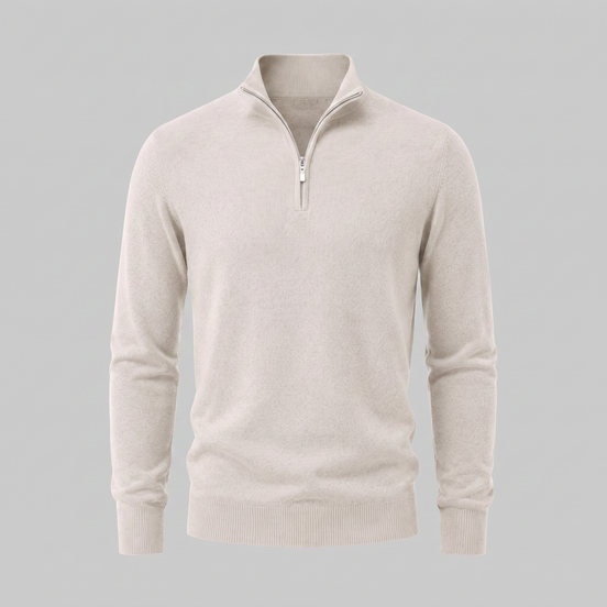 Men's Comfortable Half-Zip Sweater