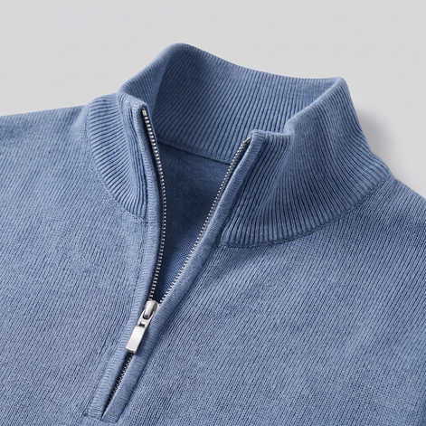 Men's Comfortable Half-Zip Sweater