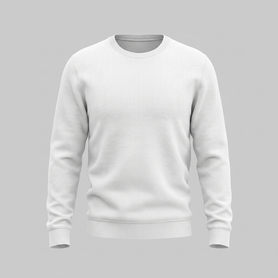 Men's Fine Knit Crew Neck Sweater