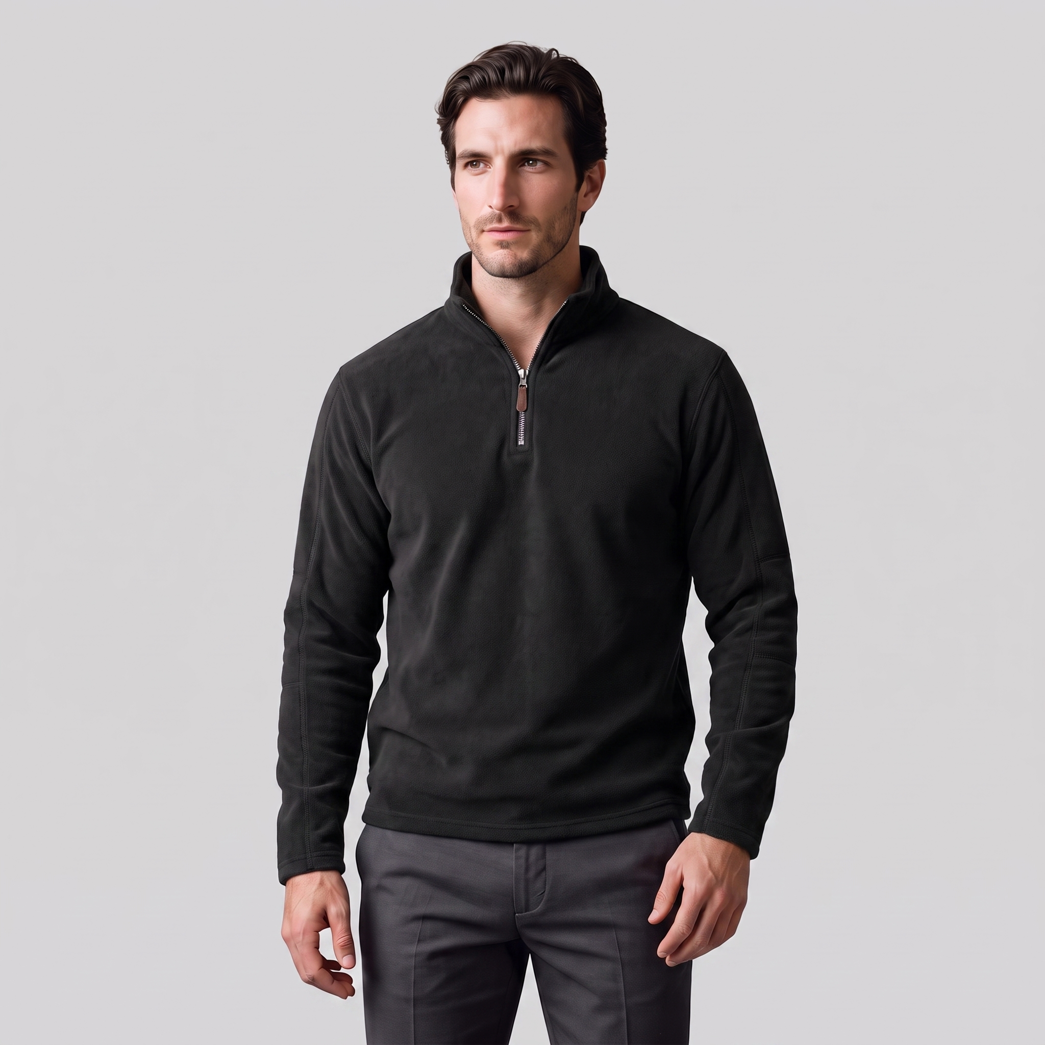 Men's Fleece Quarter-Zip Pullover