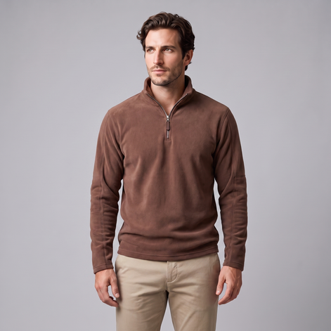 Men's Fleece Quarter-Zip Pullover