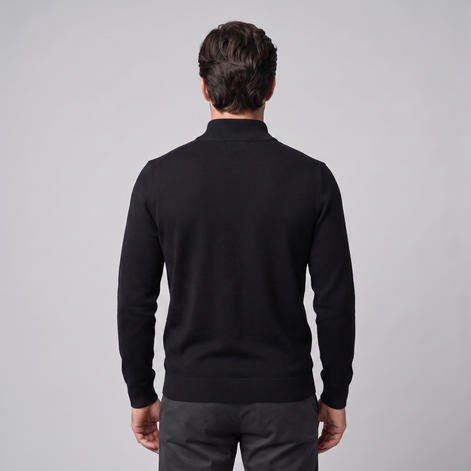 Men's Half-Zip Knit Sweater