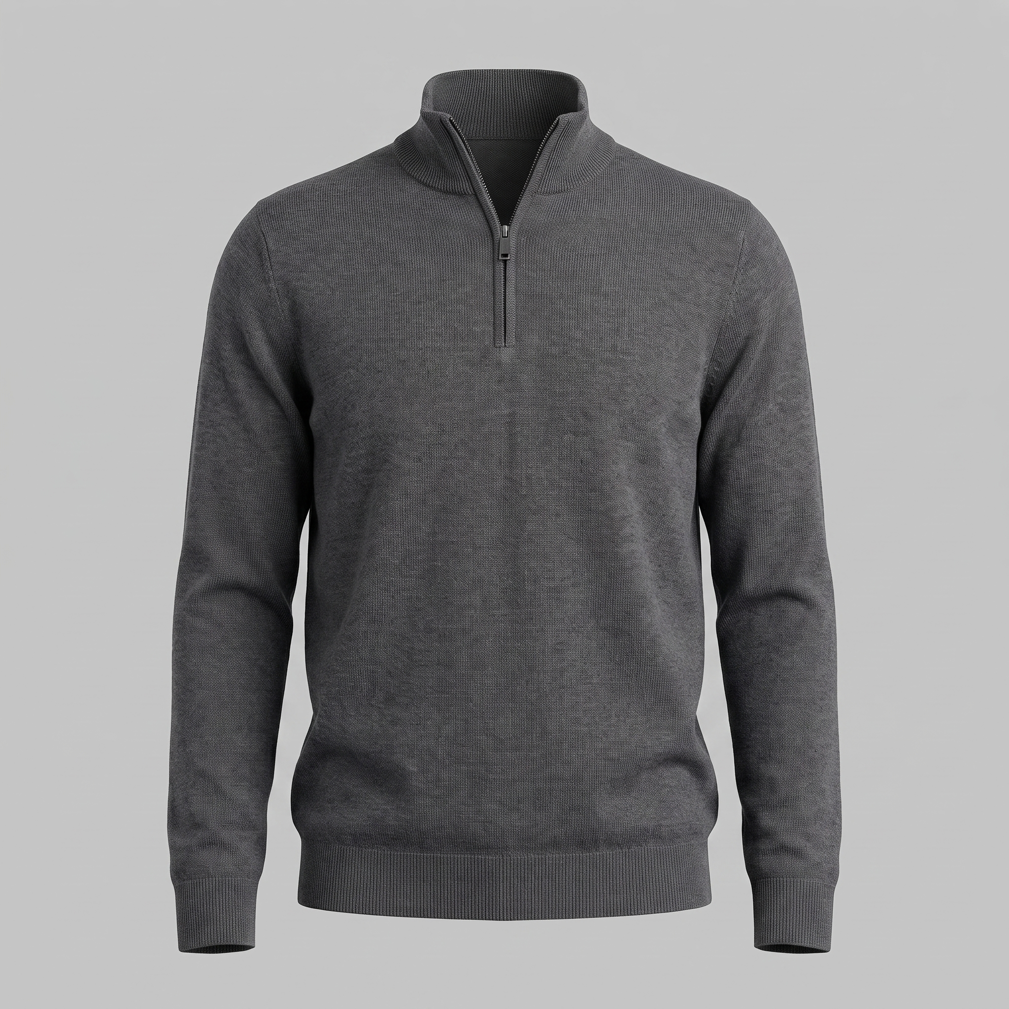 Men's Half-Zip Knit Sweater