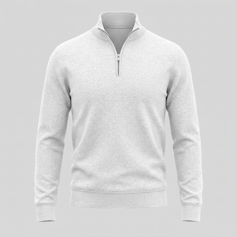 Men's Half-Zip Knit Sweater