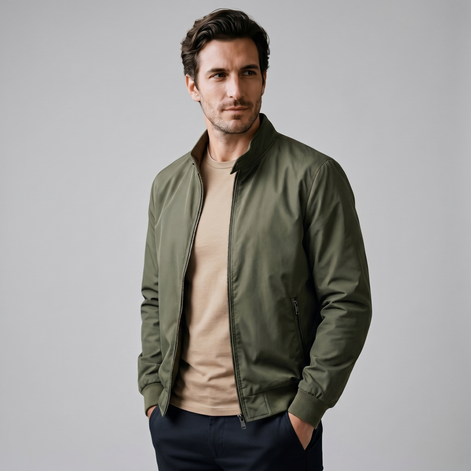 Men's Harrington Bomber Jacket