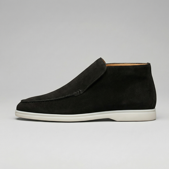 Men's High Suede Loafers
