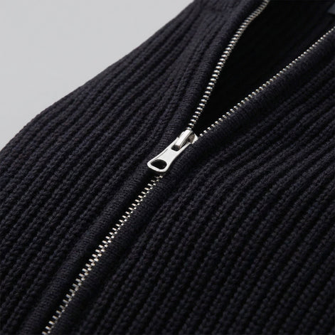 Men's Knitted Zip Up Cardigan