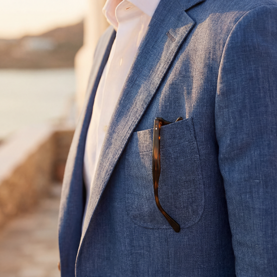 Men's Linen Blazer