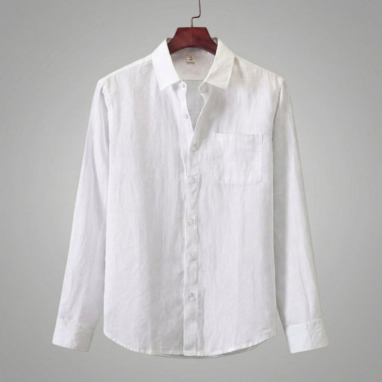 Men's Linen Long Sleeve Shirt
