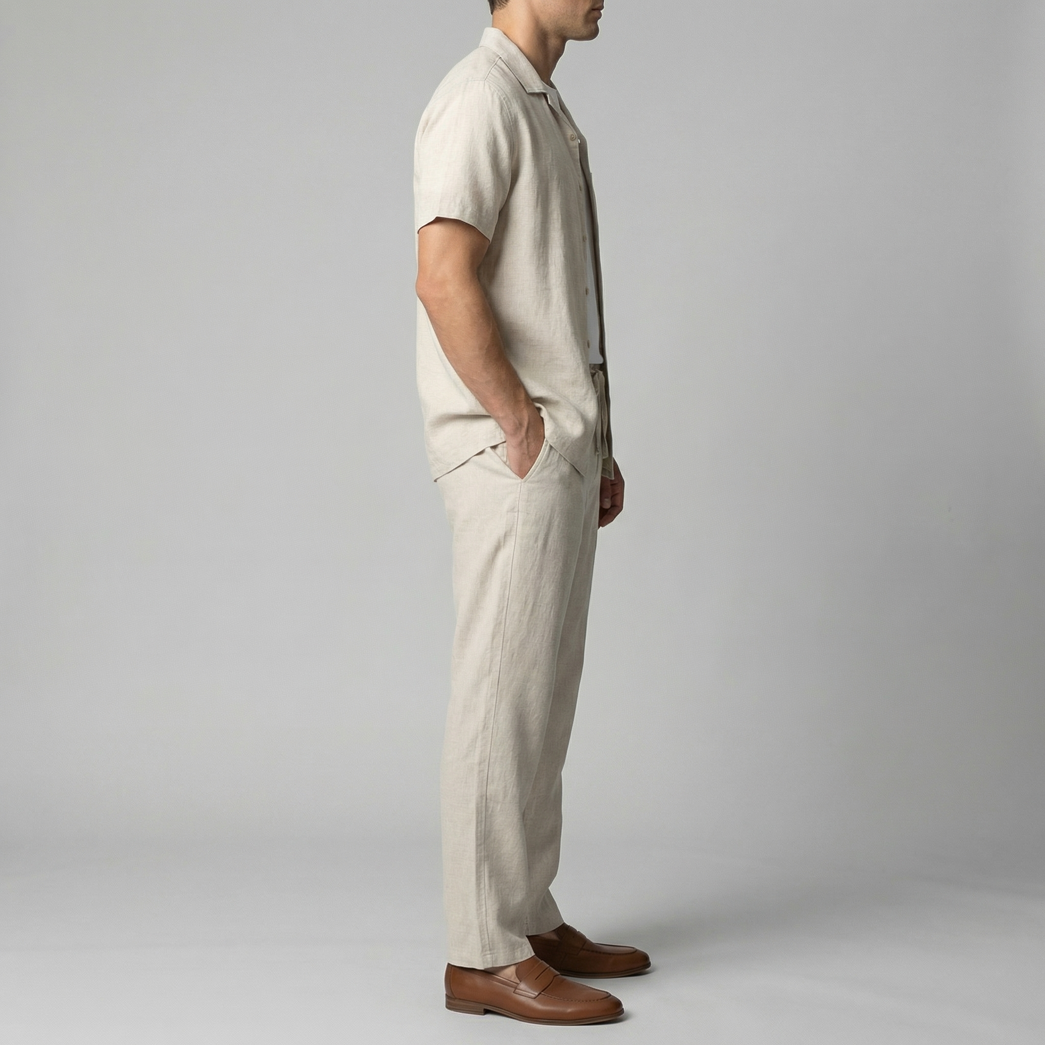 Men's Linen Slim Fit Pants