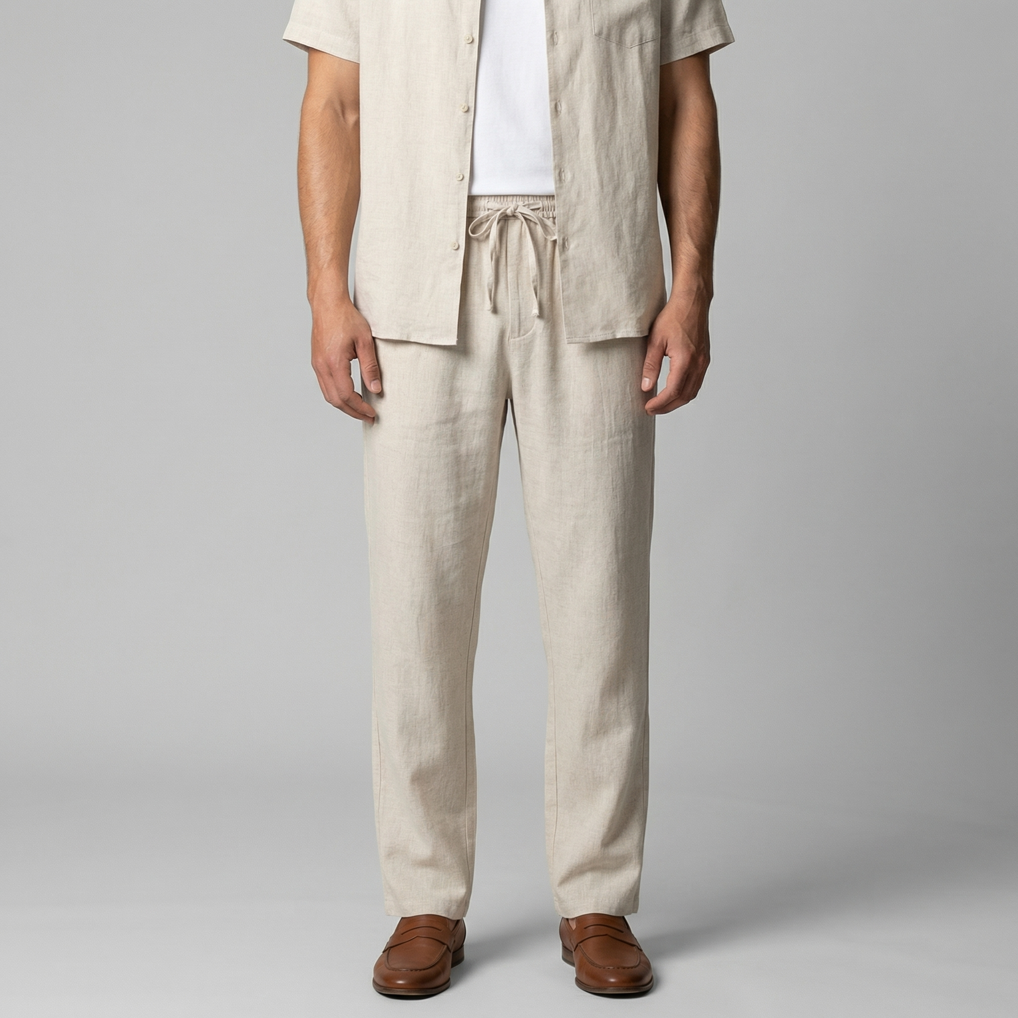 Men's Linen Slim Fit Pants