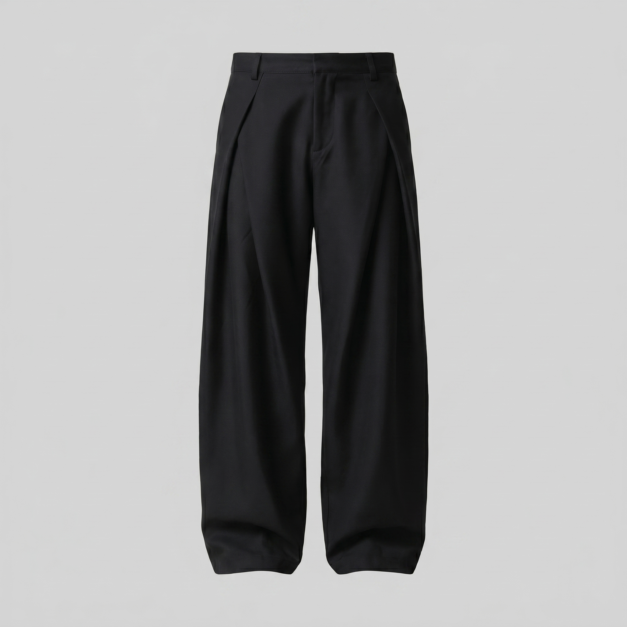 Men's Pleated Wide-Leg Tailored Pants