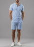 Men's Polo Shirts and Shorts Set for Casual Style