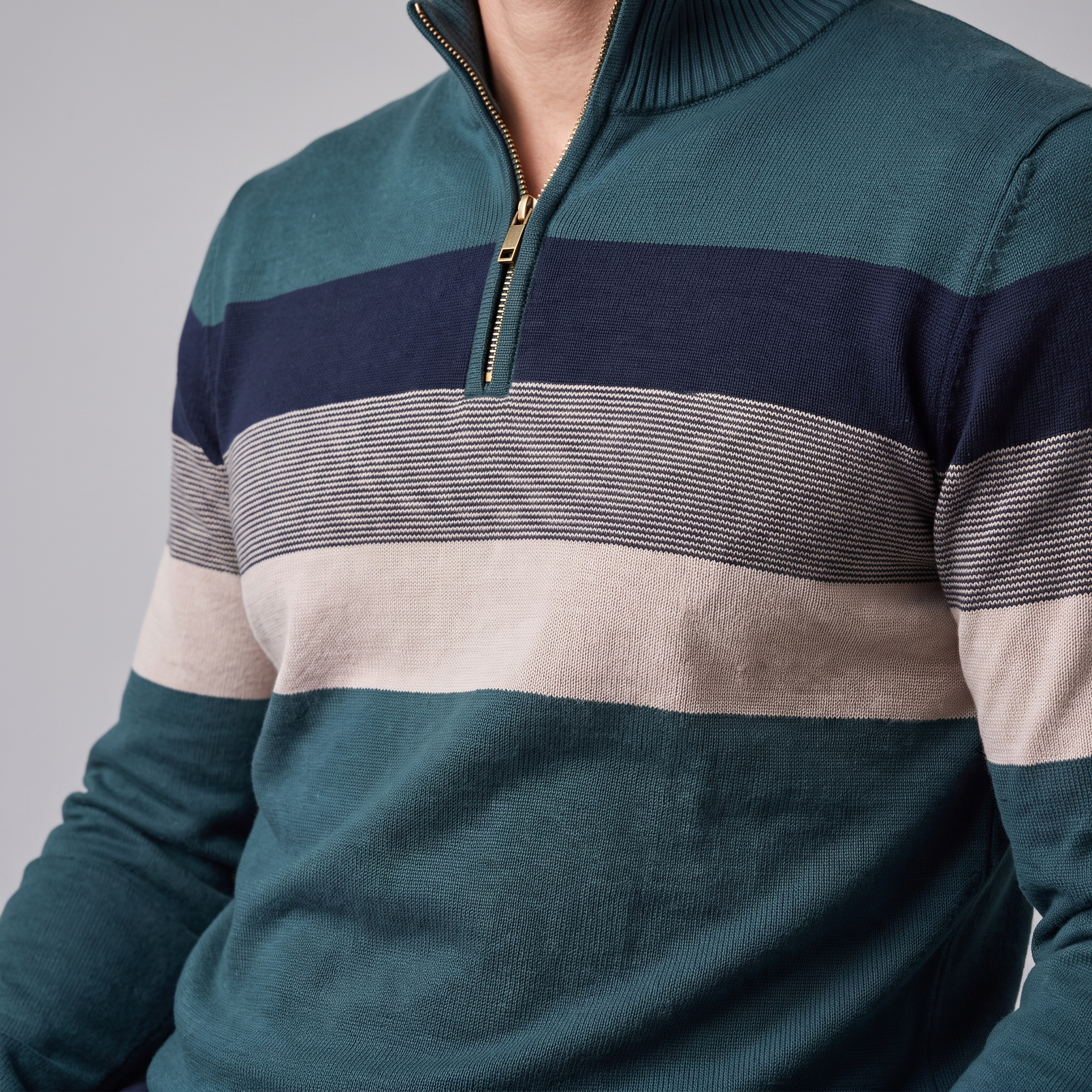 Men's Quarter-Zip Sweater