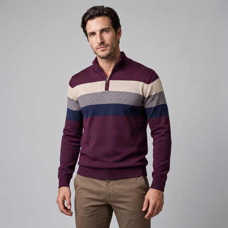 Men's Quarter-Zip Sweater