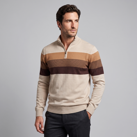 Men's Quarter-Zip Sweater