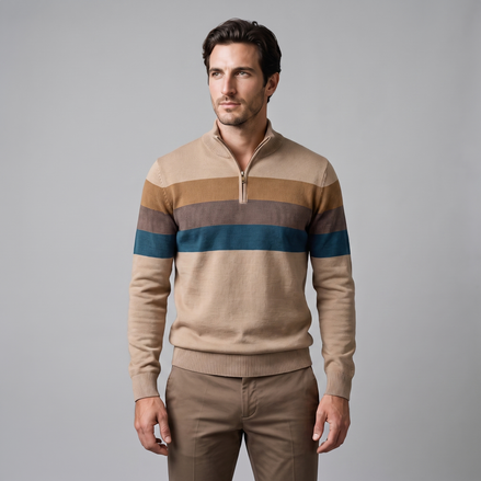 Men's Quarter-Zip Sweater
