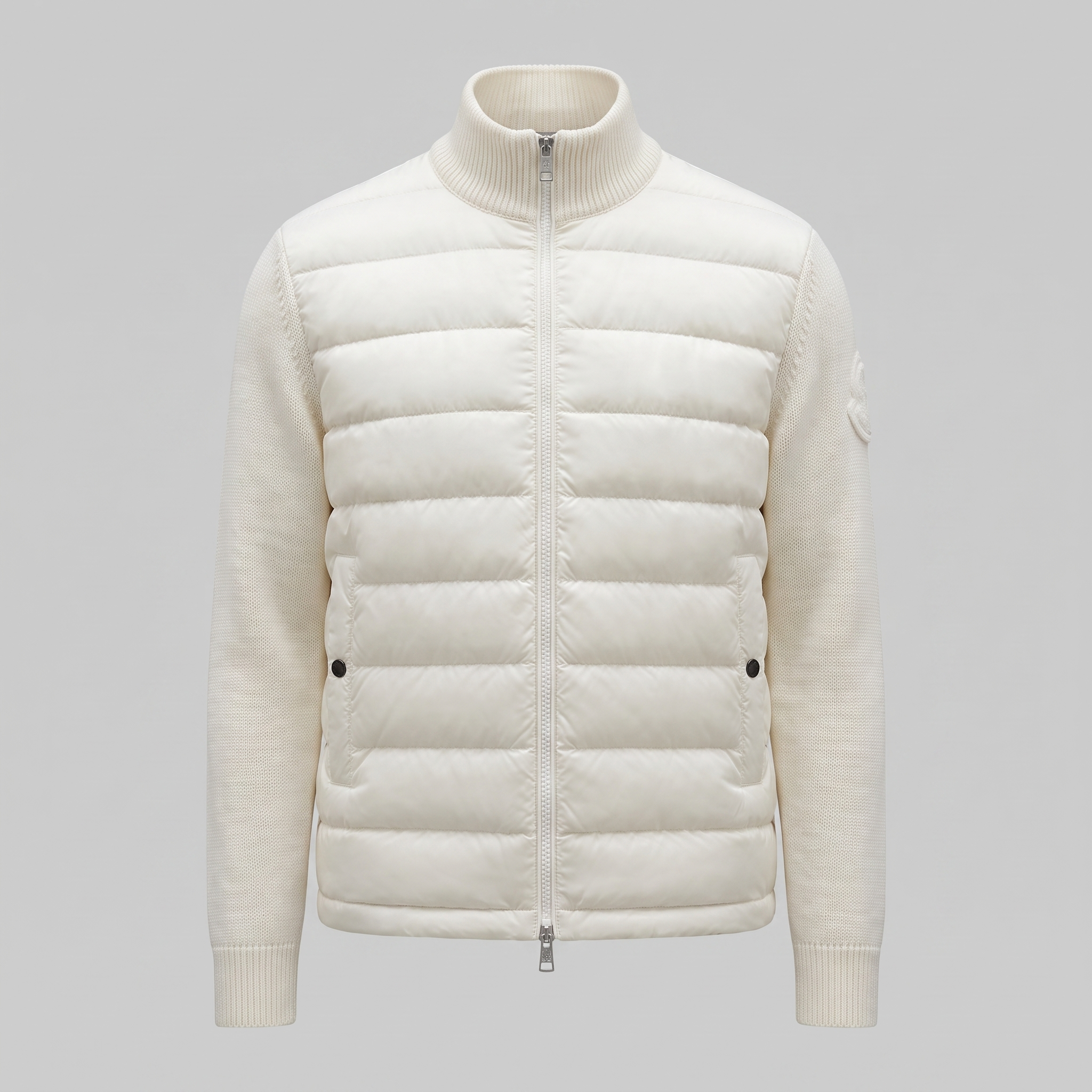 Men's Quilted Hybrid Stand Collar Jacket