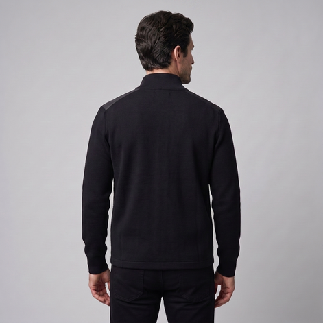 Men's Quilted Hybrid Stand Collar Jacket