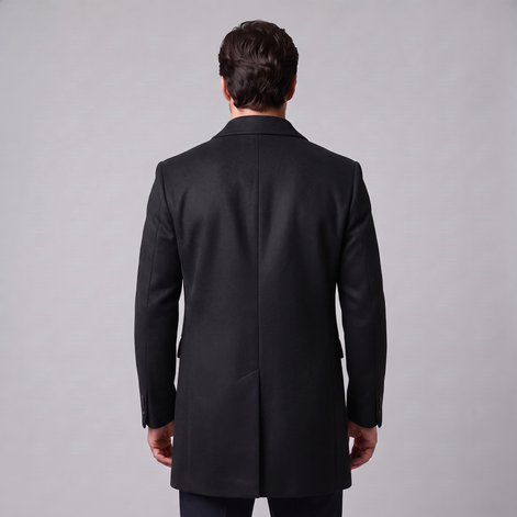 Men's Quilted Lined Overcoat
