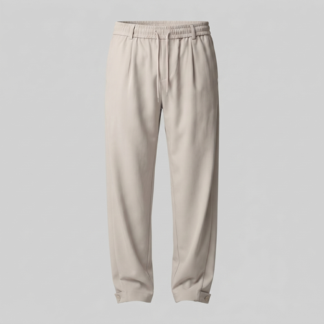 Men's Relaxed Drawstring Tapered Pants