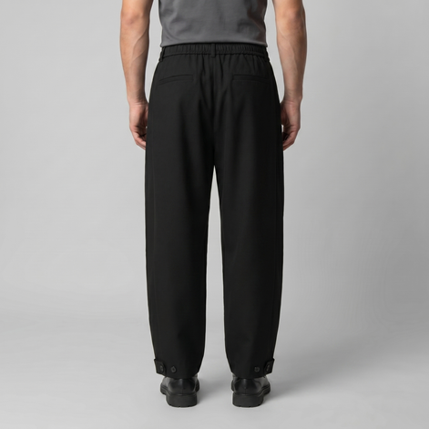 Men's Relaxed Drawstring Tapered Pants