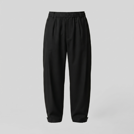 Men's Relaxed Drawstring Tapered Pants
