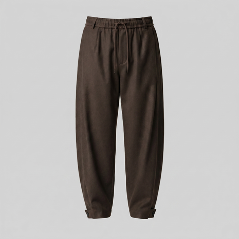 Men's Relaxed Drawstring Tapered Pants