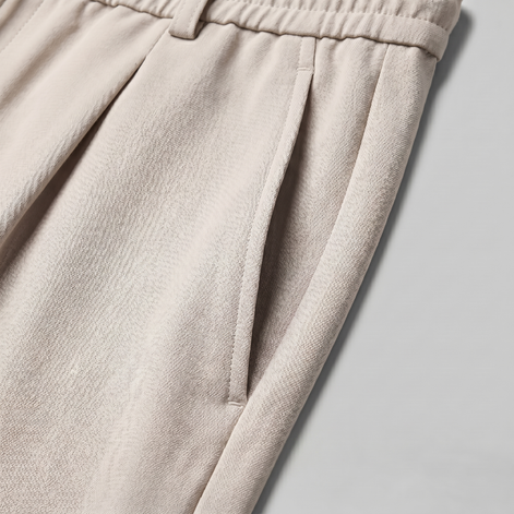 Men's Relaxed Drawstring Tapered Pants
