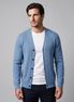 Men's Ribbed Knit V-Neck Cardigan