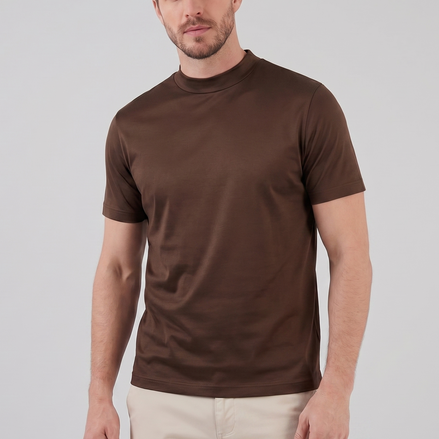 Men's Shiny Crewneck T-Shirt