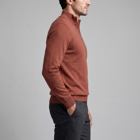 Men's Slim Fit Half-Zip Knit Sweater