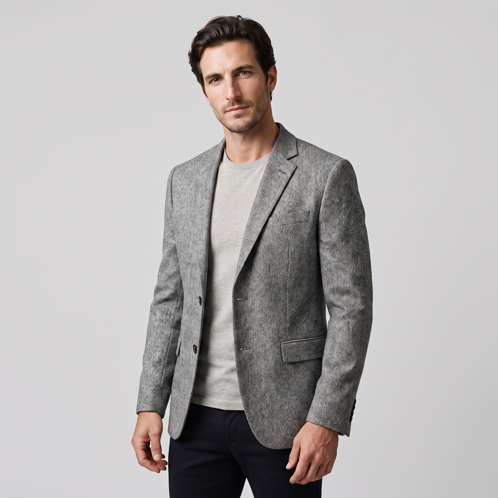 Men's Slim-Fit Winter Blazer Jacket