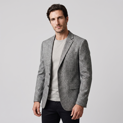 Men's Slim-Fit Winter Blazer Jacket