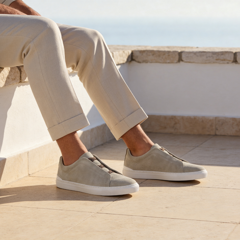 Men's Suede Casual Sneakers