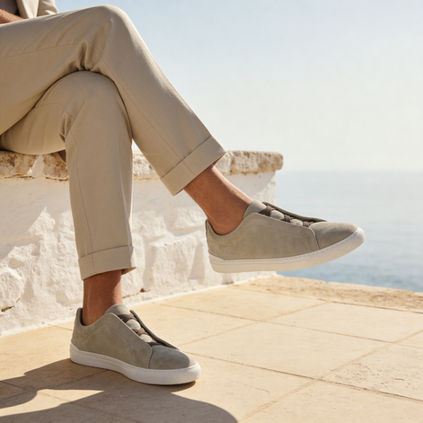 Men's Suede Casual Sneakers